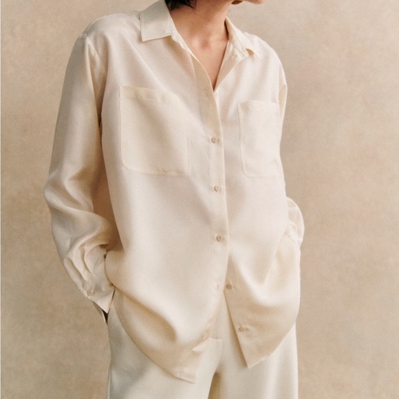 Sezane Tops - Sezane Maxence shirt - cream